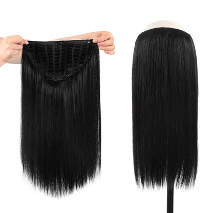 Natural-Looking Hair Wig Extension for Thinning Hair, Washable & Heat-Resistant, Easy to Straighten or Curl, Perfect for Daily Use & Hairstyle Enhancement