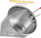 Stainless Steel 1200Ml Deep Fryer Pot with Strainer – Heavy-Duty Frying Pan