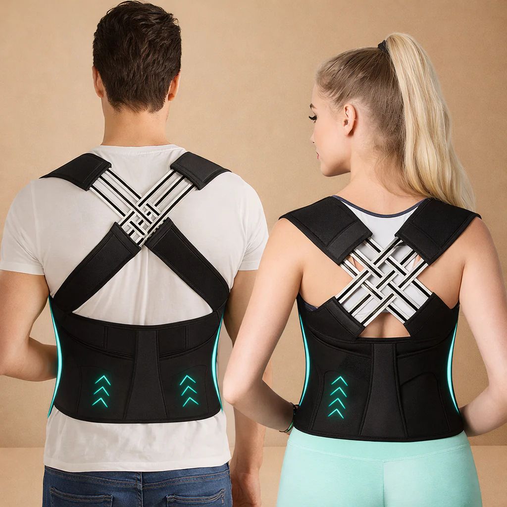 Shoulder & Back Posture Correction Belt || 2 in 1