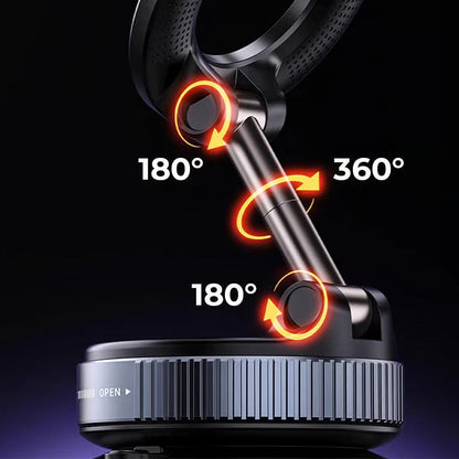 Retractable Car Phone Mount - 360° Magnetic Holder