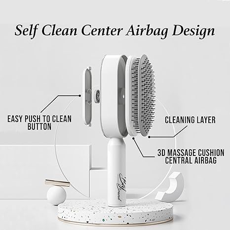 3D Self Cleaning Hair Brush✨FREE Shipping |