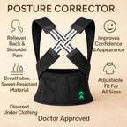 Shoulder & Back Posture Correction Belt || 2 in 1