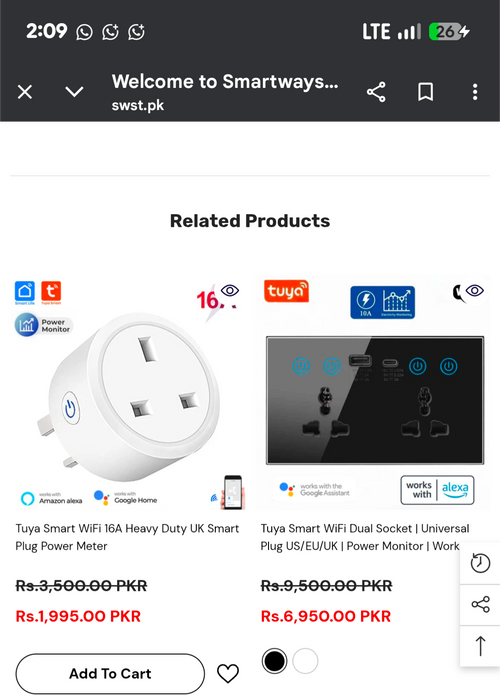 16A Smart UK Plug | Wireless Socket with Energy Tracking & App-Based Control
