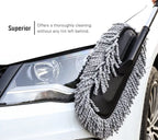 Multipurpose Microfiber Cleaning Duster With Extendable Telescopic Wall Hanging Handle Dry Duster