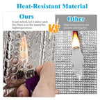 AC Outdoor Unit Protector Aluminium Cover With Straps